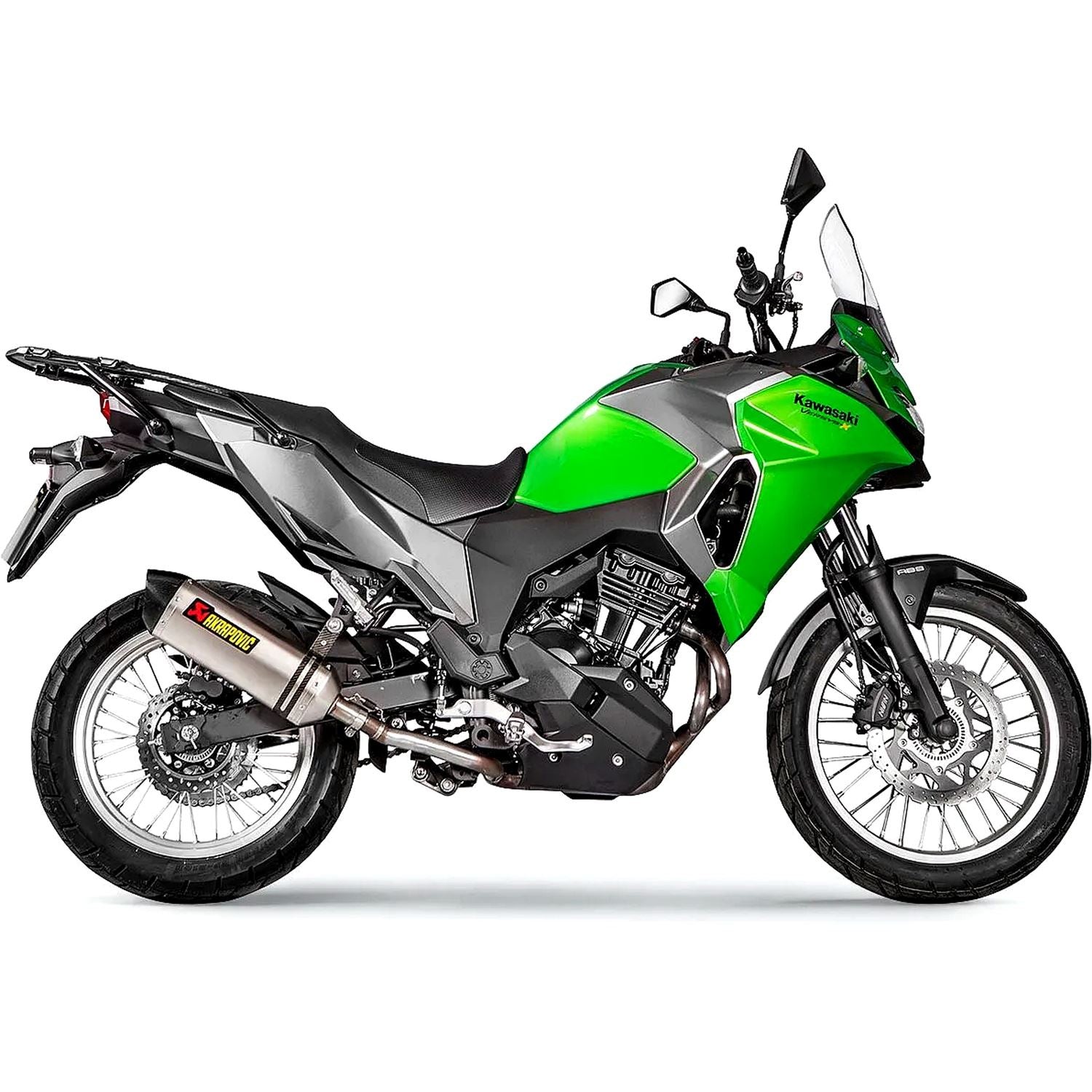 Akrapovic Titanium Line Slip On Silencer For Kawasaki KLE 300 ABS Versys-X 2017-2020